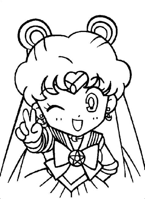 Sailor Moon Printable Coloring Pages Coloring Home