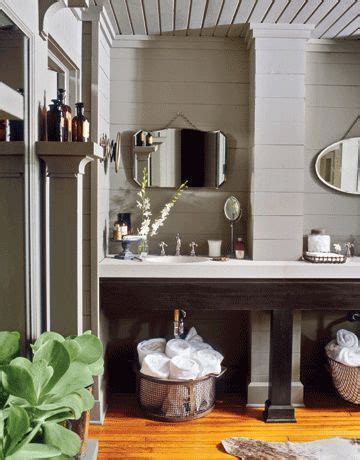 This modern farmhouse bathroom by interior designers tara mangini and percy bright at jersey ice cream co. Great House Interior: Bathroom Designs For Small Bathrooms