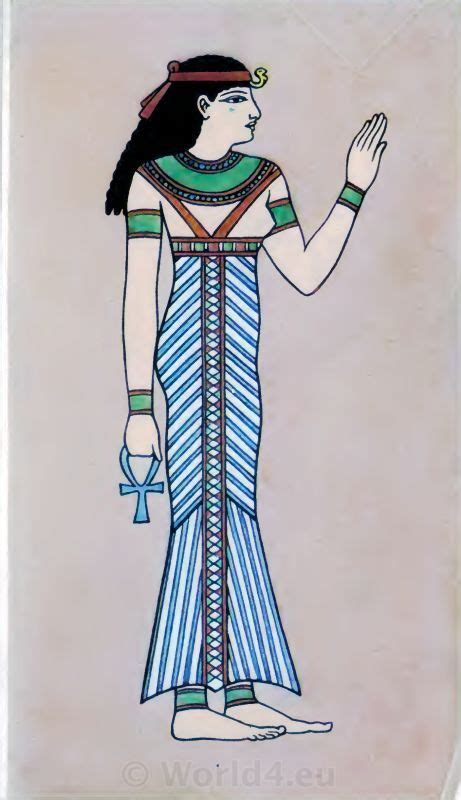 Ancient Egyptian Costume And Fashion History Decoration Coloring Artofit