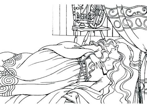 A bear sleeping in the den with indoor chine coloring for kids. Sleeping Bear Coloring Page at GetColorings.com | Free ...
