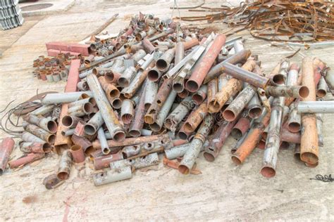 Pile Of Metal Scrapsteel Scrap Stock Photo Image Of Recycle Heavy