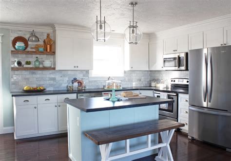 Also, check for design help in unlikely places: White Kitchen Remodel - The Craft Patch