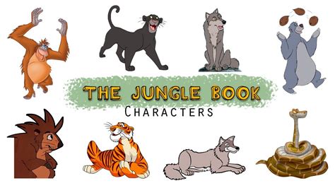 The Jungle Book Jungle Book Characters Real Life Animals Leo And Lia