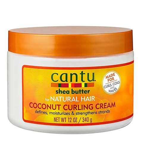 Buy Cantu Shea Butter Coconut Curling Cream For Natural Hair 340g