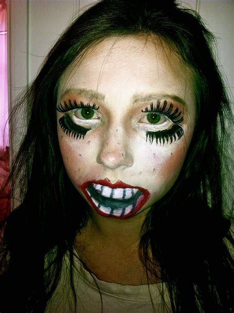 Beauty Is A Creation Of Art Theatrical Makeup Look Creepy Scary Doll