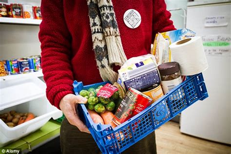 Four In Five Food Bank Users Living On Benefits Daily Mail Online