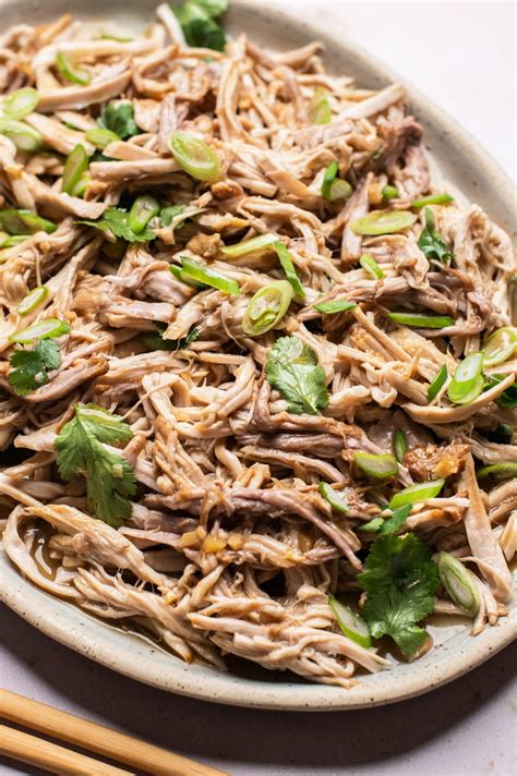 Using a slow cooker makes the process super easy. Healthy Teriyaki Slow Cooker Roasted Pulled Pork - recipes ...