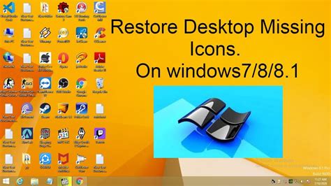 Windows Desktop Icons Missing Youtube
