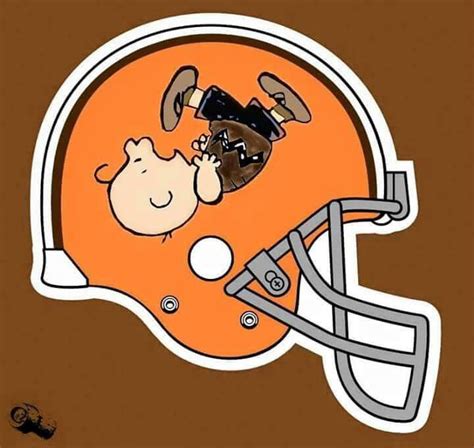 The New Helmet For The Cleveland Browns Charlie Brown Football