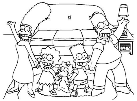 Desenho Simpsons Colorir Desenhos Para Pintar E Colorir Simpsons