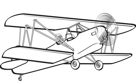 Different types of airplane coloring pages are airbus coloring pages, helicopter coloring pages, biplane coloring pages, and jet coloring pages. Biplane clipart coloring page, Biplane coloring page ...