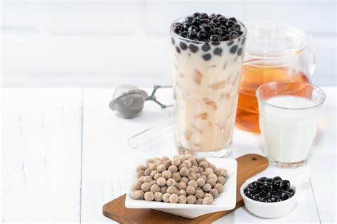 Premium Photo Bubble Milk Tea With Tapioca Pearl Topping Famous