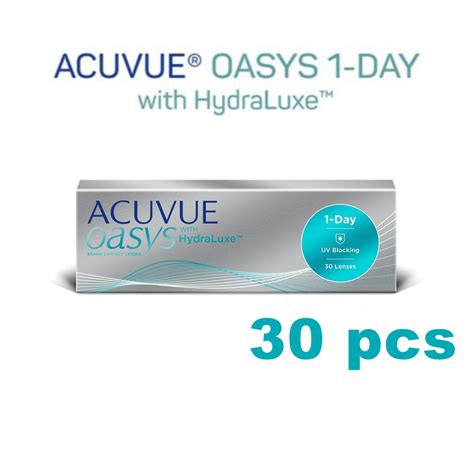 Acuvue Oasys 1 Day With Hydraluxe Daily Disposable Contact Lenses 30