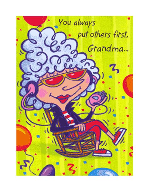 Personalize your own printable & online birthday cards for grandma. "Relax and Enjoy, Grandma" | Birthday Printable Card ...