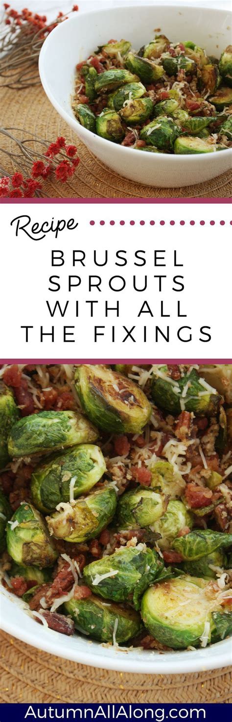 It will become your new healthy addiction! Pan fried brussel sprouts with the fixings | Recipe ...
