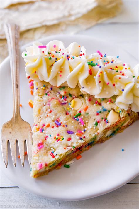 You can also stir a handful of colored sprinkles right. Funfetti Sugar Cookie Cake | Sally's Baking Addiction