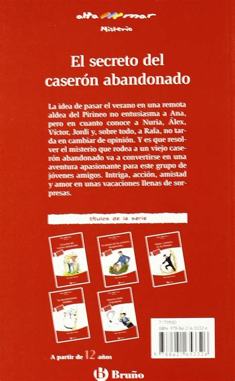 El Secreto Del Caseron Abandonado Altamar Serie Roja Nº 137 Pilar