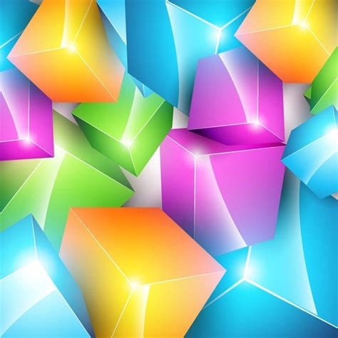 Many want to download shutterstock images for free and without a watermark to add them to their blog or for commercial business advertisement. Colorful Cube Background - Free Vector Art