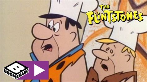 Flintstones Fred Og Barney Får Arbejde På En Diner Boomerang