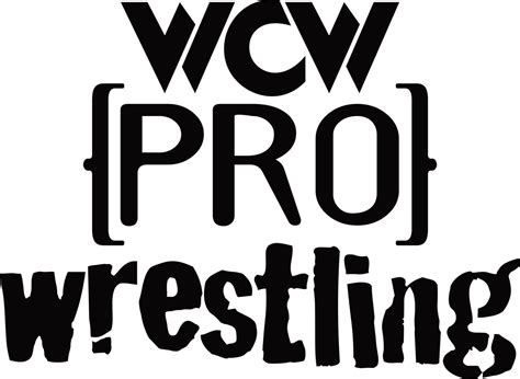Wcw Pro Wrestling Logo Black By B1uechr1s On Deviantart