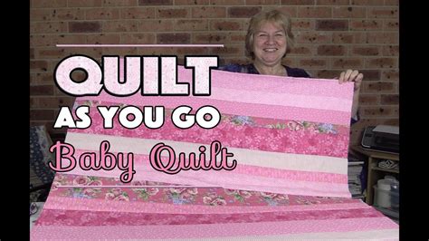Actually it is as easy as abc. Quilt As You Go Baby Quilt: Quilting Tutorial - YouTube