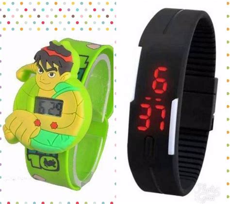 Combo Ben 10 Kids Watchled Watch