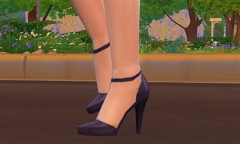 Ankle Strap High Heel Shoes Sims 4 Female Shoes