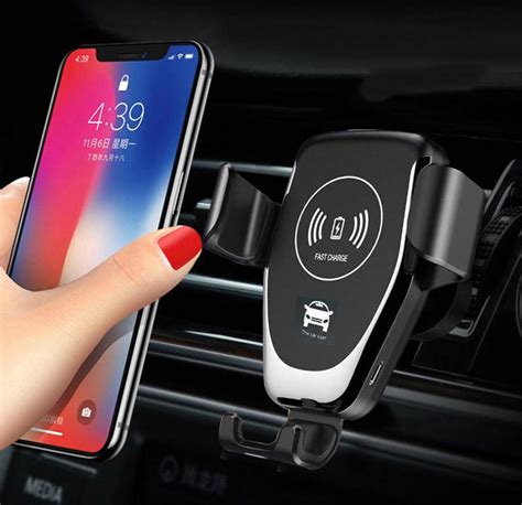 2020 Car Mount 10w Qi Wireless Charger For Iphone Xs Max X Xr 8 Quick