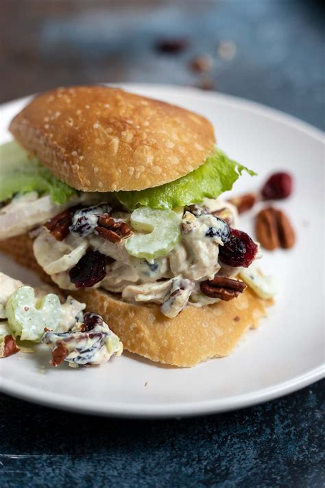 17 best images about diabetic dishes salads on pinterest. CRANBERRY PECAN CHICKEN SALAD RECIPE + WonkyWonderful