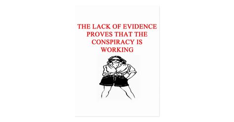 A Funny Conspiracy Theory New Afe Joke Postcard