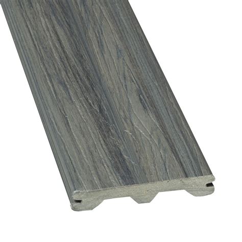 Veranda 16 Ft Elite Composite Grooved Decking Board Panama Grey