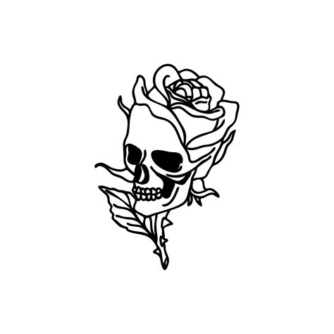 Rose Skull Insta Printscharlesnyc Tegninger Idéer Til Tegning