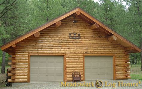 Garages And Barns Meadowlark Log Homes
