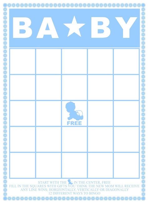 Simply print one card per guest before they arrive and you're all set! Free Baby Shower Bingo Cards Your Guests Will Love | Baby ...