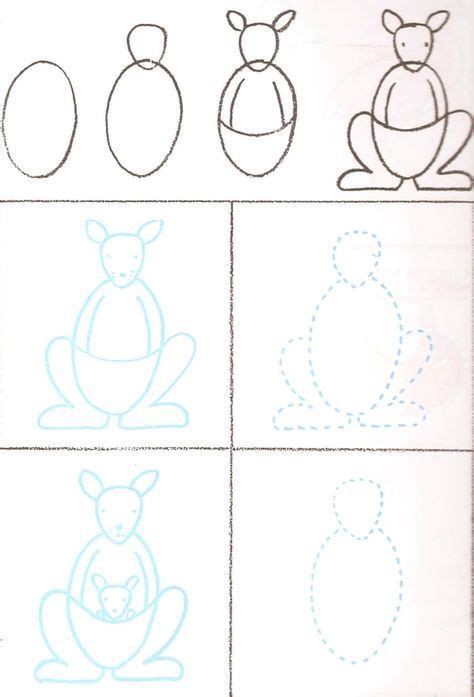 Le kangourou  Kangourou, Kangourou dessin, Animaux australie