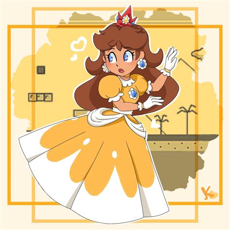 Classic Daisy From Mario Land By Keidontlie Mario