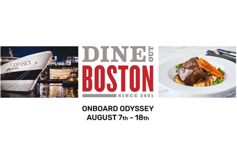 Aug 10 Dine Out Dinner Cruise On Odyssey Boston Ma Patch