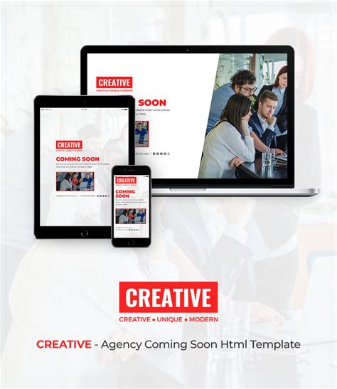 Agency Coming Soon Html Templates Bootstrap Agency Website Template