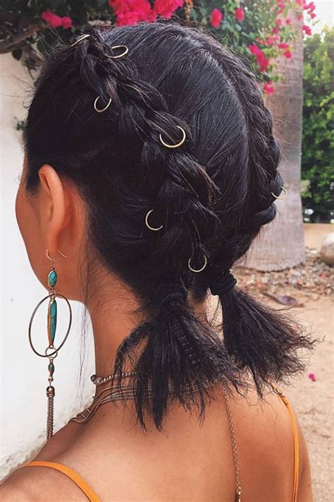 27 Ways To Tie Your Hair Back If Its Super Short Glamour Uk