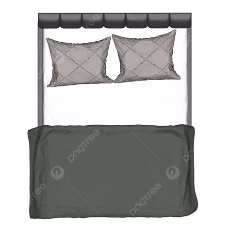 Big Bed Top View Vector Bed Furniture Bed Top View Png And Vector