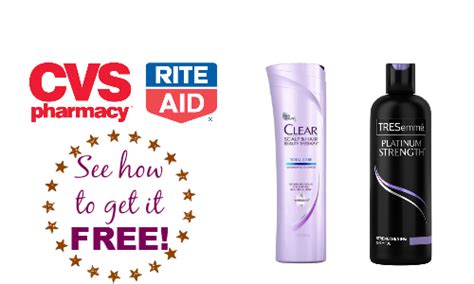 Tresemme And Clear Hair Care Coupons Makes It Free At Cvs And Rite Aid