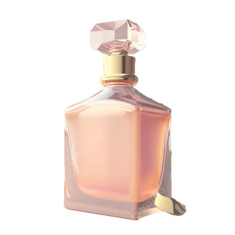 Perfume De Color Claro Botella Rosa Perfume De Mujer Png Perfume