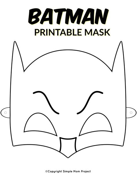 Free Printable Superhero Face Masks For Kids Mask Template Superhero