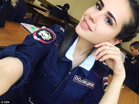 russian police launch bizarre beauty pageant for female cops daily mail online