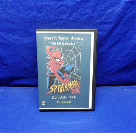 Spider Man Complete 1994 Animated Tv Cartoon Series 5 Disc Set Dvds