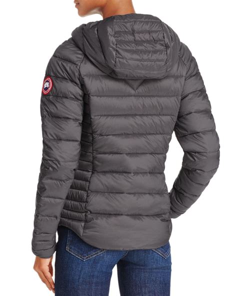 Canada Goose Goose Brookvale Hooded Puffer Jacket In Graphite Gray Lyst