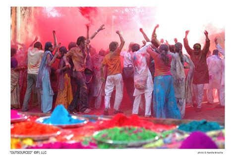 Colorful Festival India Holi
