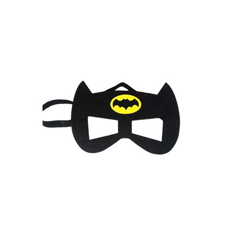 Batman Comic Cartoon Kids Costume Felt Mask By Superheroes Brand