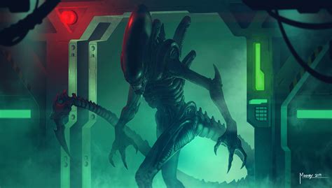 Download Xenomorph Sci Fi Alien Hd Wallpaper By Shaun Mooney