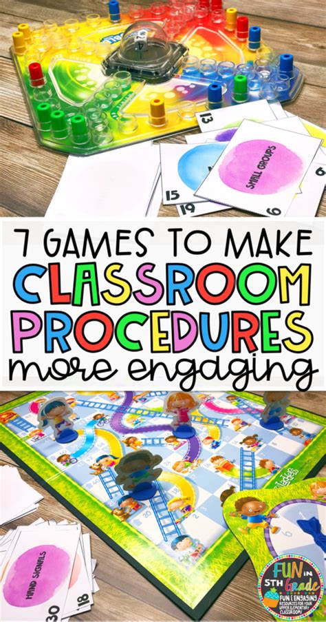 7 Classroom Procedures Games That Students Will Love Fun In 5th Grade